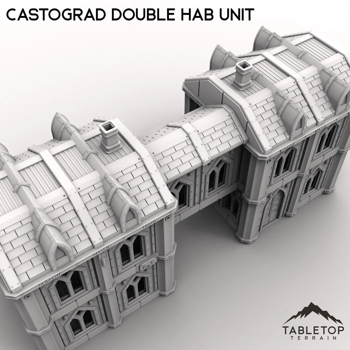 Tabletop Terrain Building Castograd Double Hab Unit