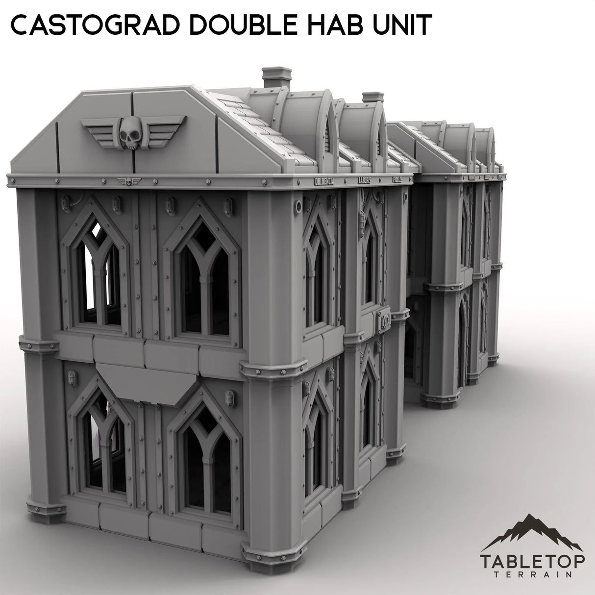 Tabletop Terrain Building Castograd Double Hab Unit
