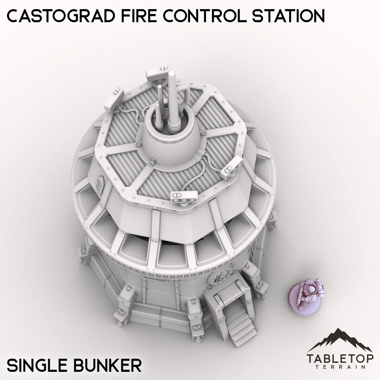 Tabletop Terrain Building Castograd Fire Control Station