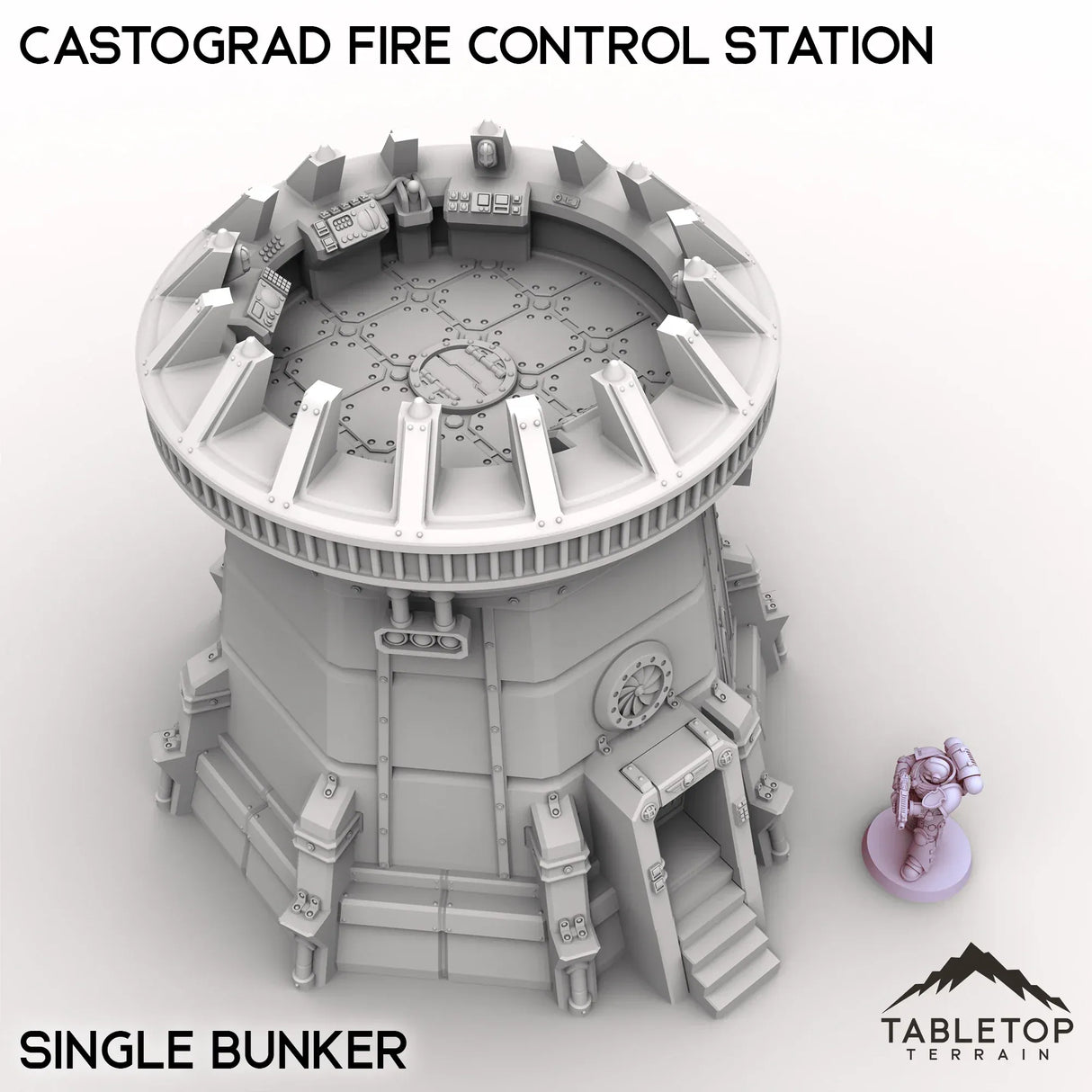 Tabletop Terrain Building Castograd Fire Control Station