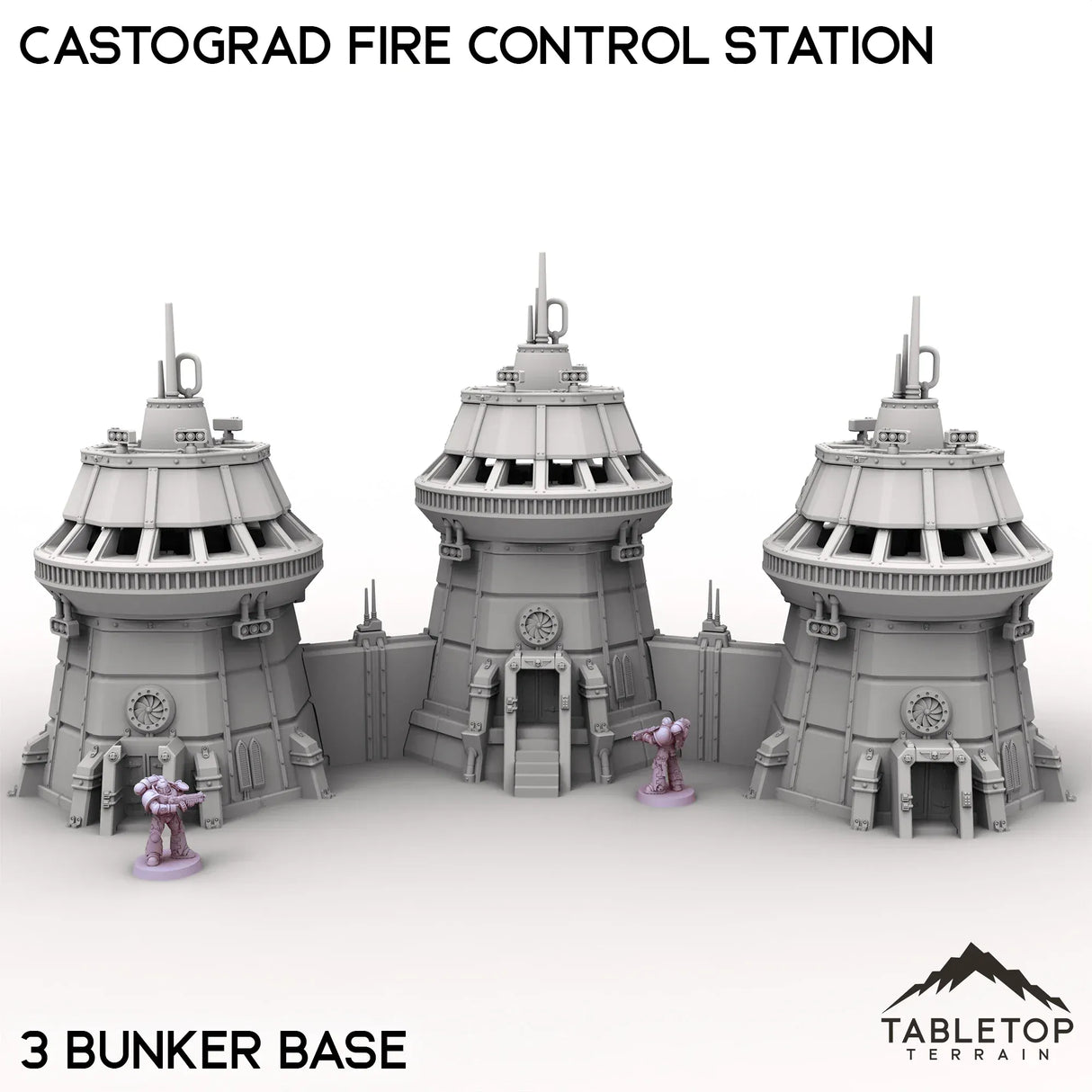 Tabletop Terrain Building Castograd Fire Control Station