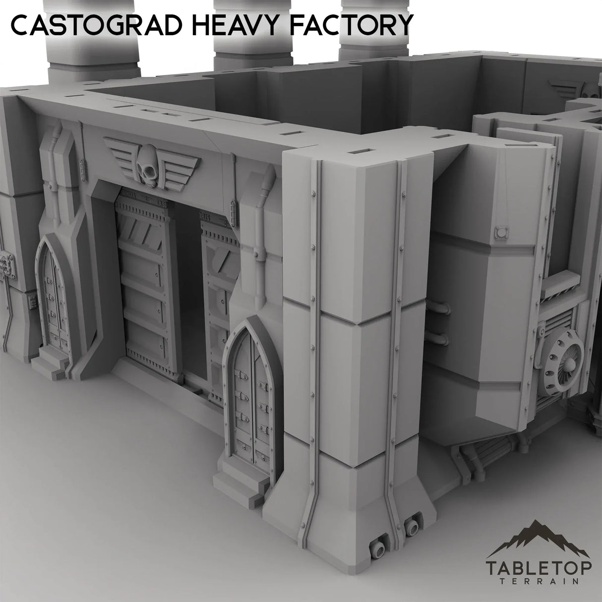Tabletop Terrain Building Castograd Heavy Factory