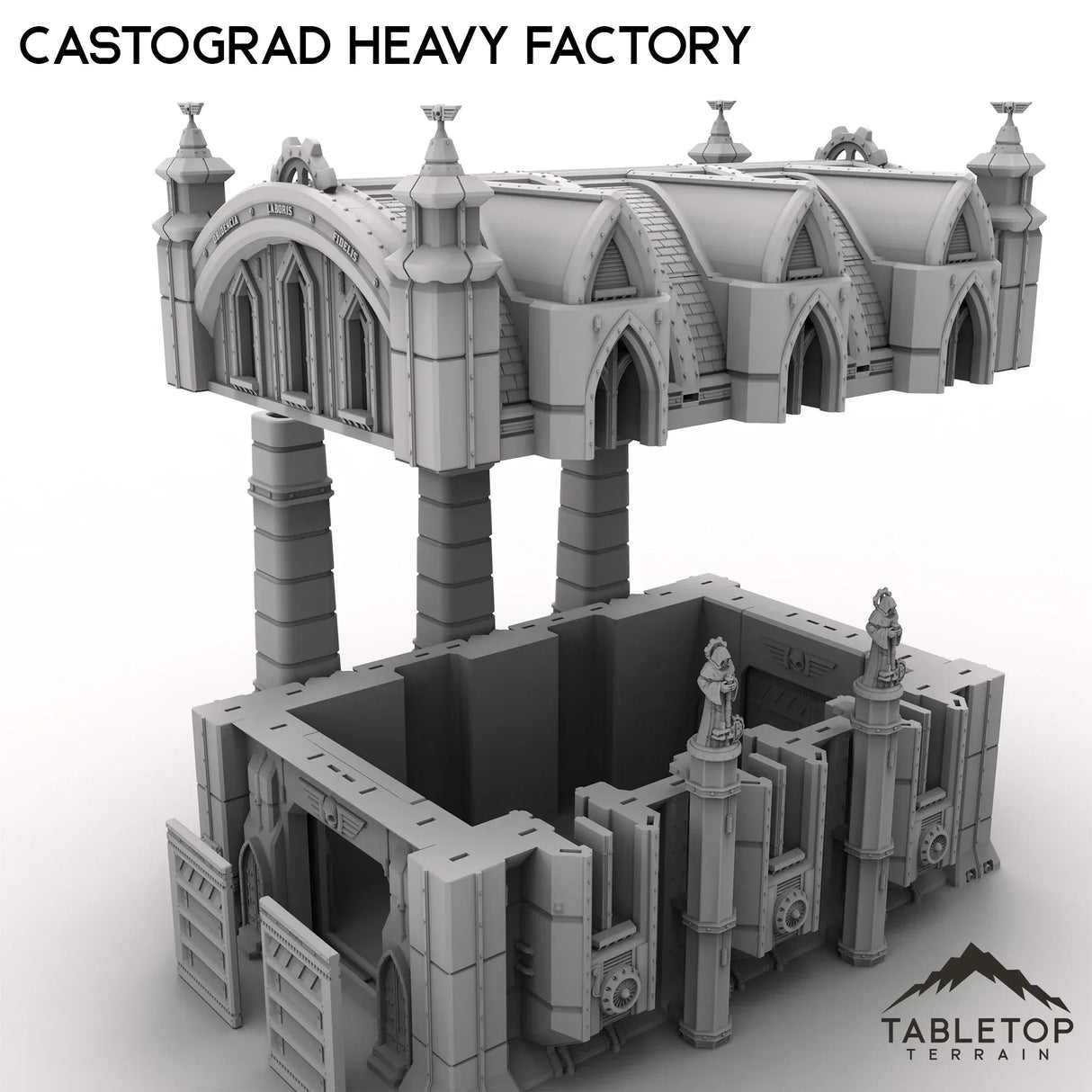 Tabletop Terrain Building Castograd Heavy Factory