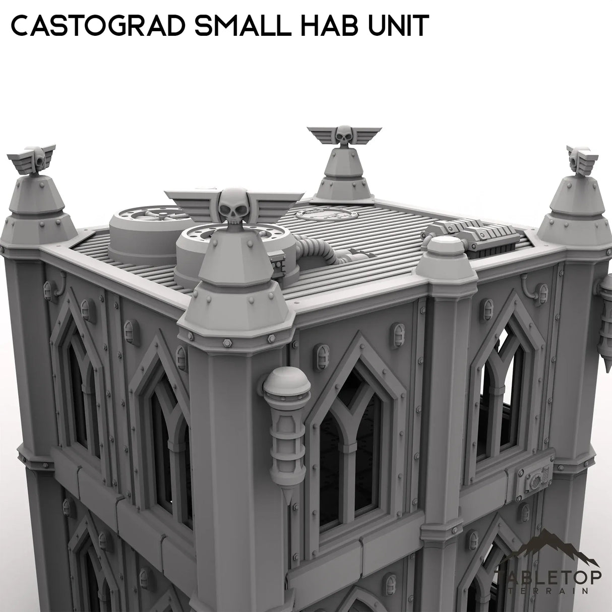 Tabletop Terrain Building Castograd Small Hab Unit