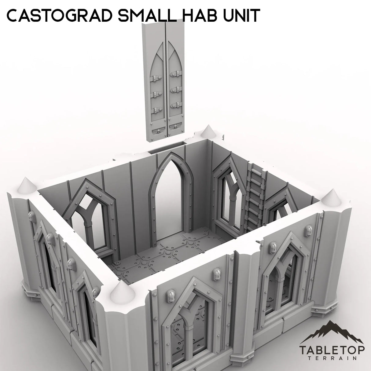Tabletop Terrain Building Castograd Small Hab Unit