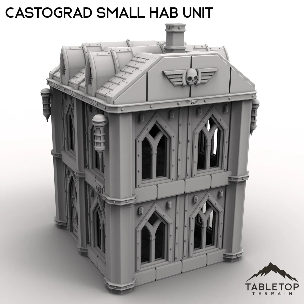 Tabletop Terrain Building Castograd Small Hab Unit