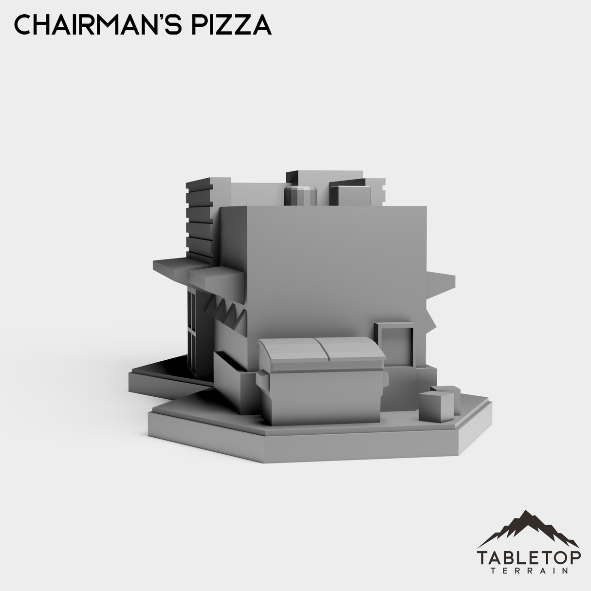 Tabletop Terrain Building Chairman's Pizza