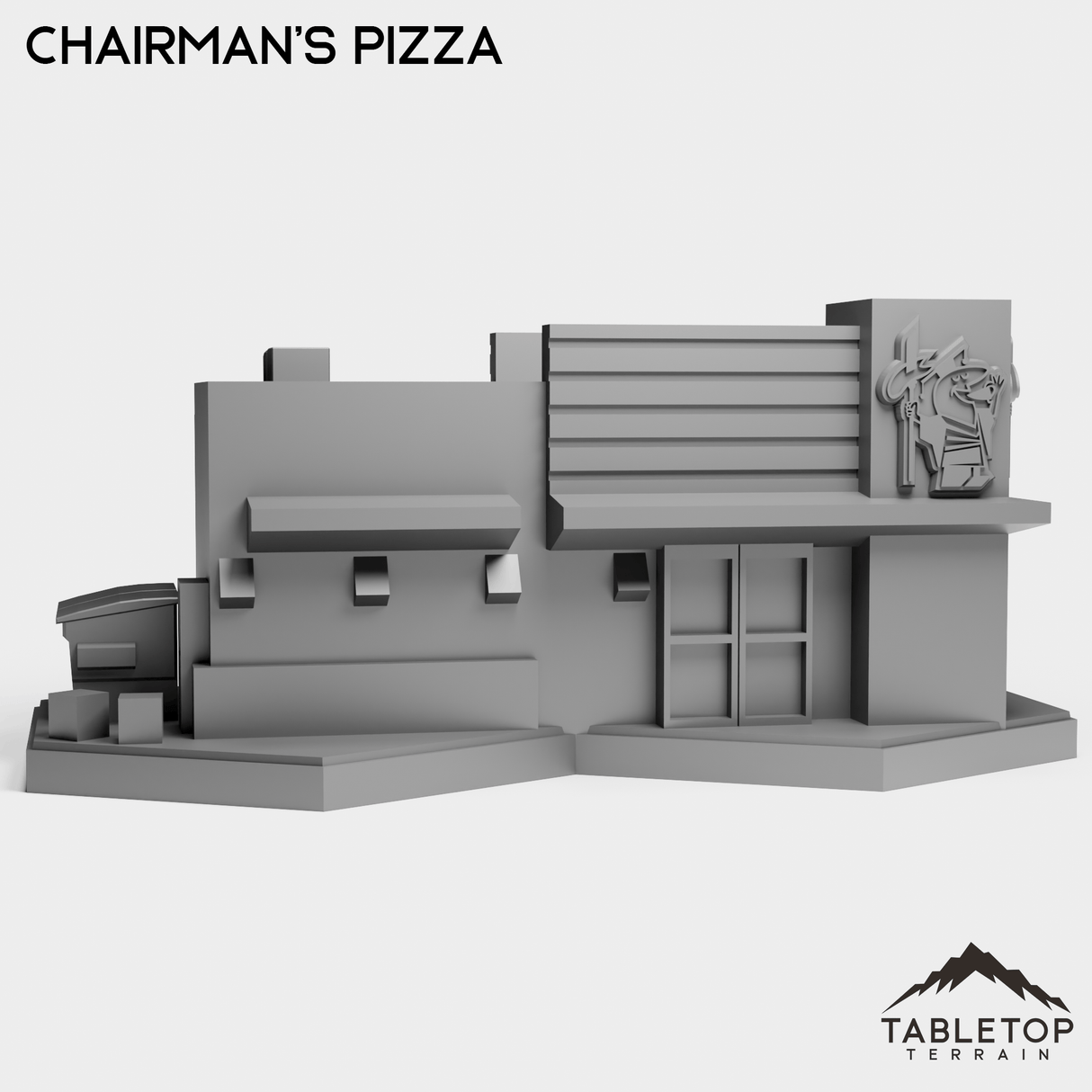 Tabletop Terrain Building Chairman's Pizza
