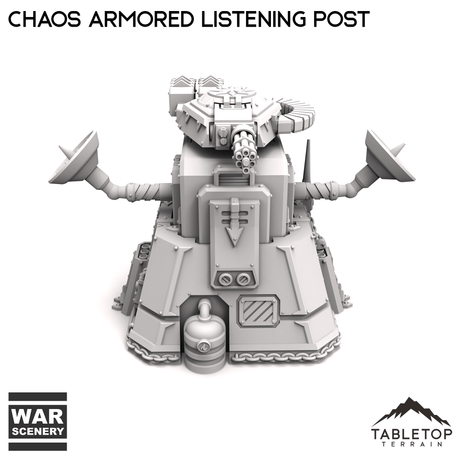 Tabletop Terrain Building Chaos Armored Listening Post