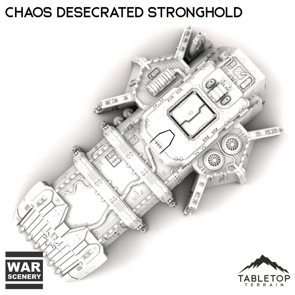 Tabletop Terrain Building Chaos Desecrated Stronghold
