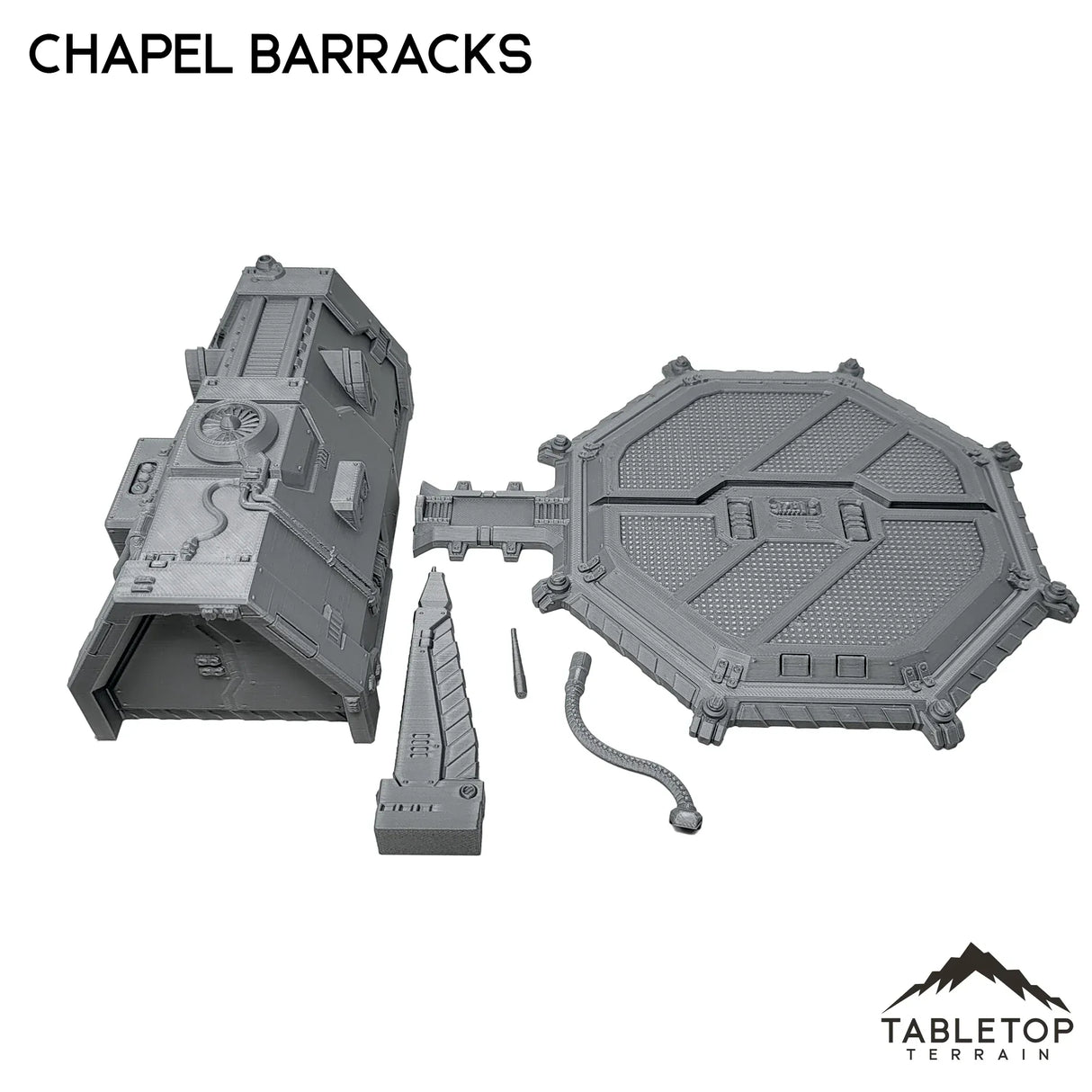 Tabletop Terrain Building Chapel Barracks - Chapters Headquarter