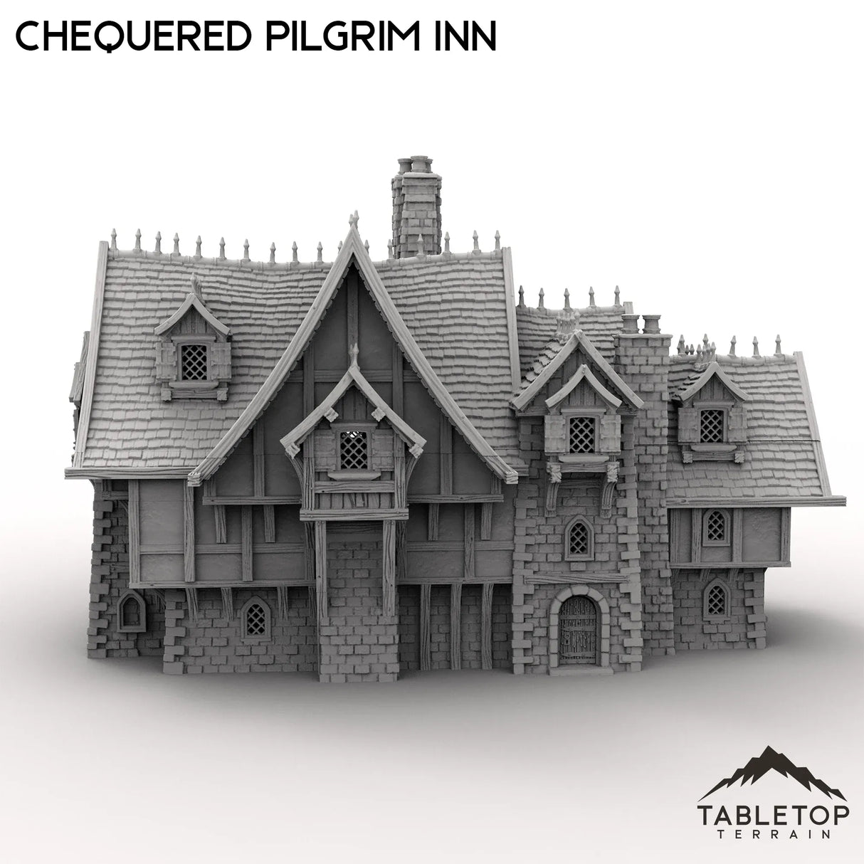 Tabletop Terrain Building Chequered Pilgrim Inn