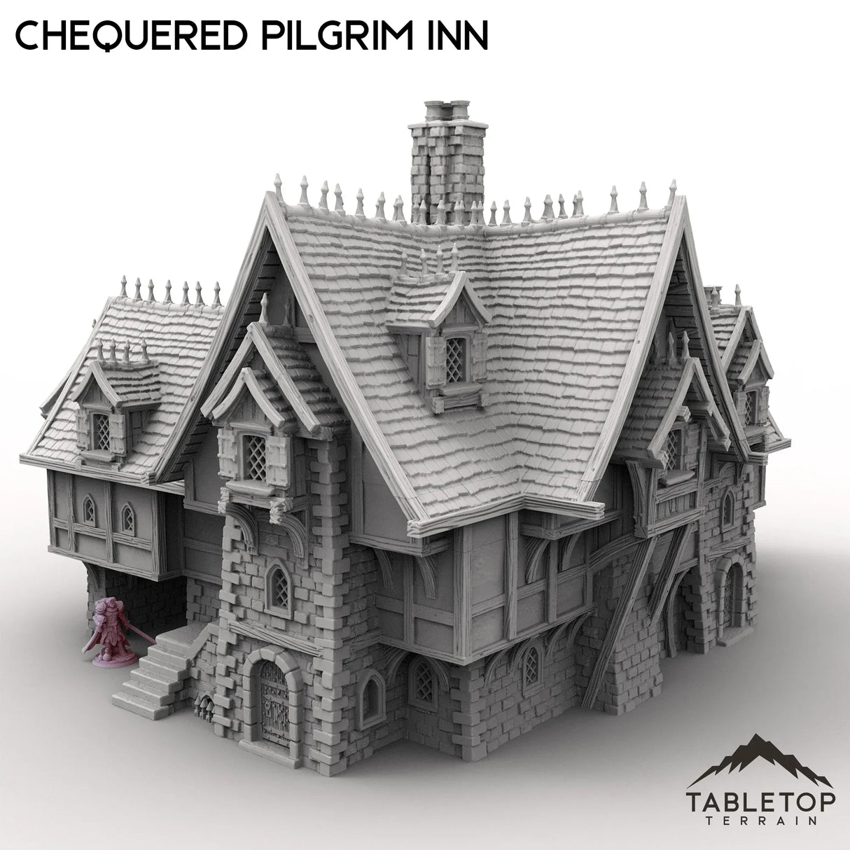Tabletop Terrain Building Chequered Pilgrim Inn