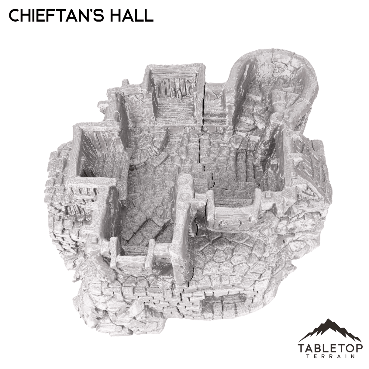 Tabletop Terrain Building Chieftains Hall - Hagglethorn Hollow - Fantasy Building