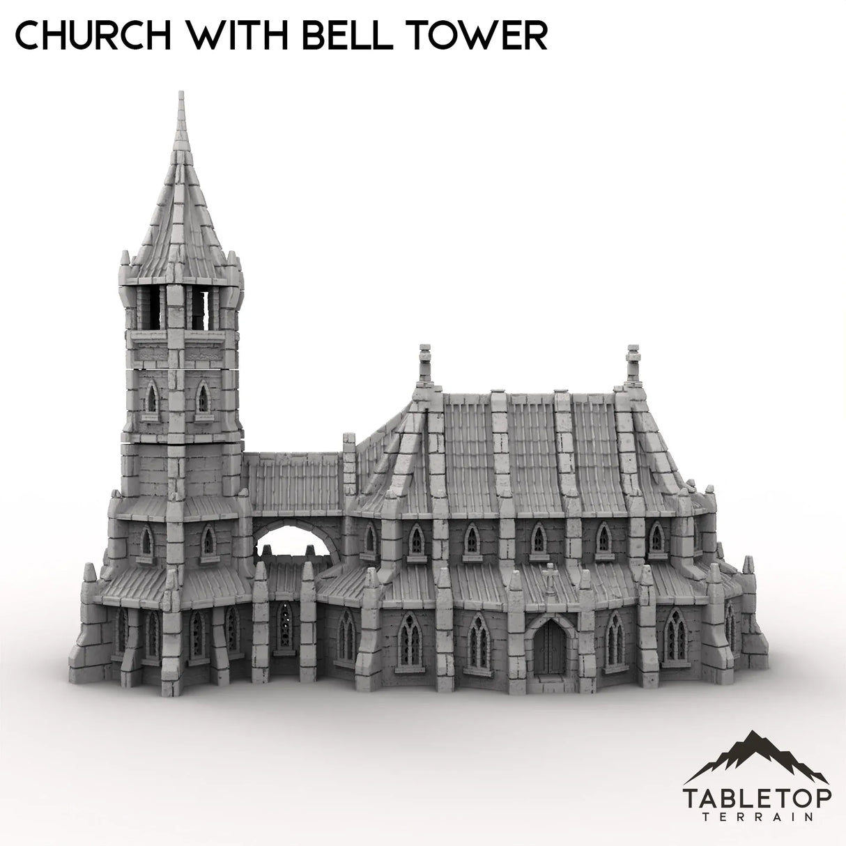 Tabletop Terrain Building Church with Bell Tower