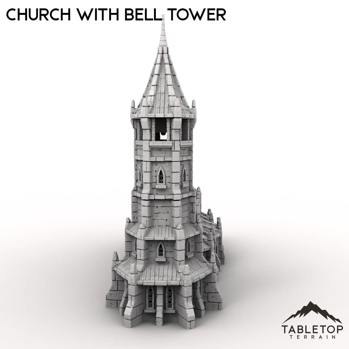 Tabletop Terrain Building Church with Bell Tower