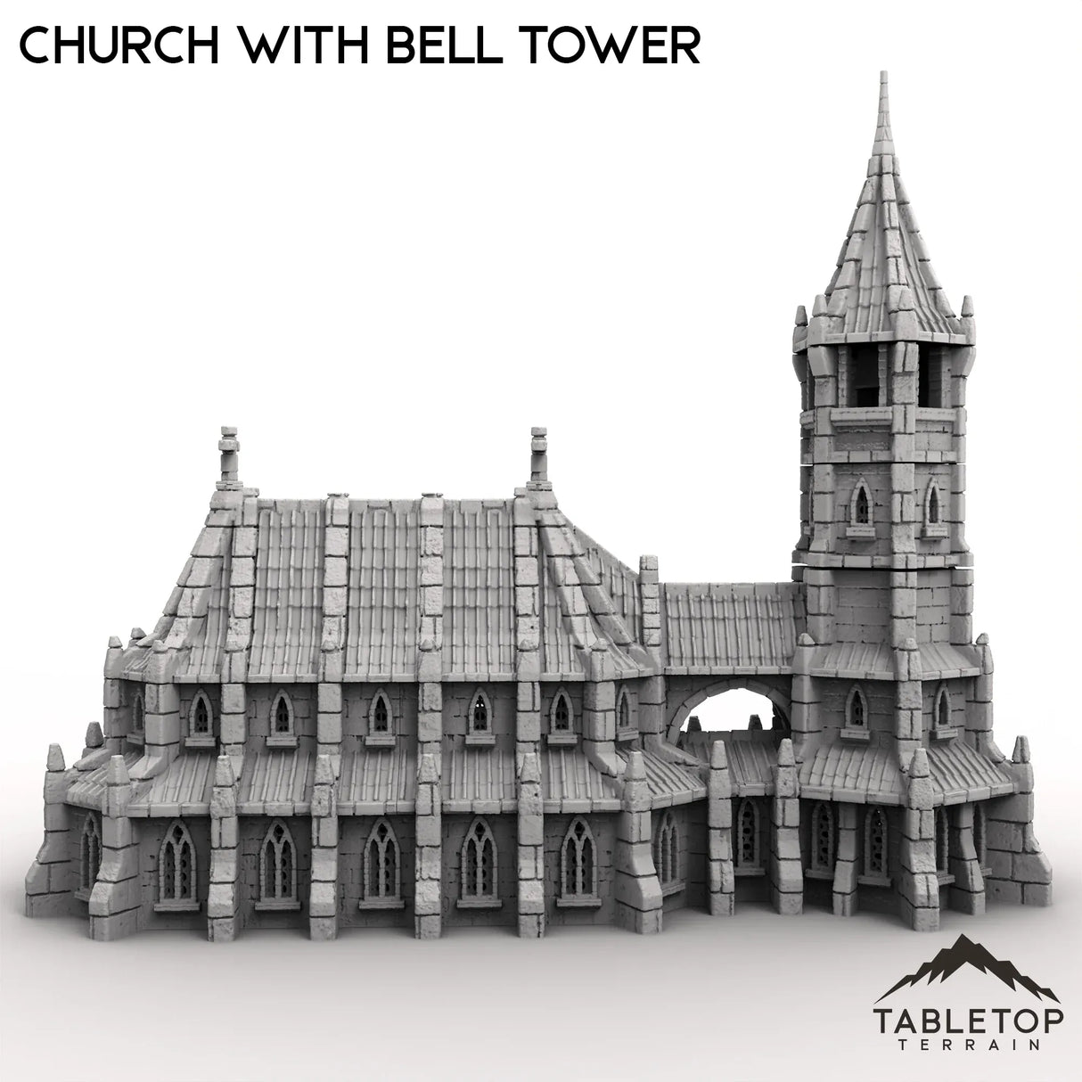 Tabletop Terrain Building Church with Bell Tower