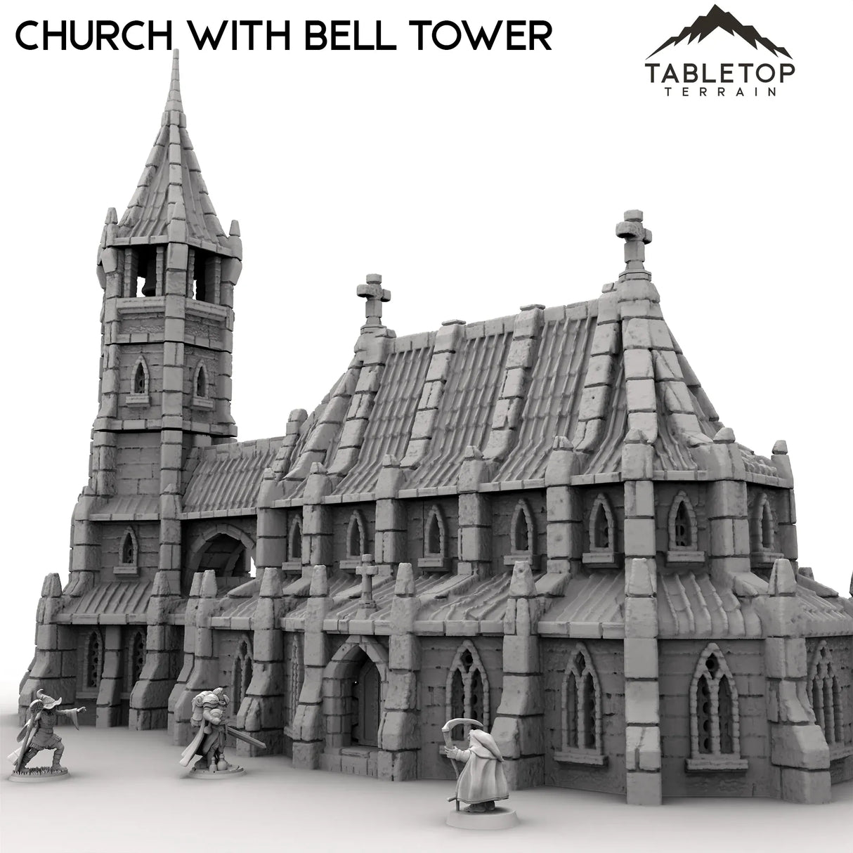 Tabletop Terrain Building Church with Bell Tower