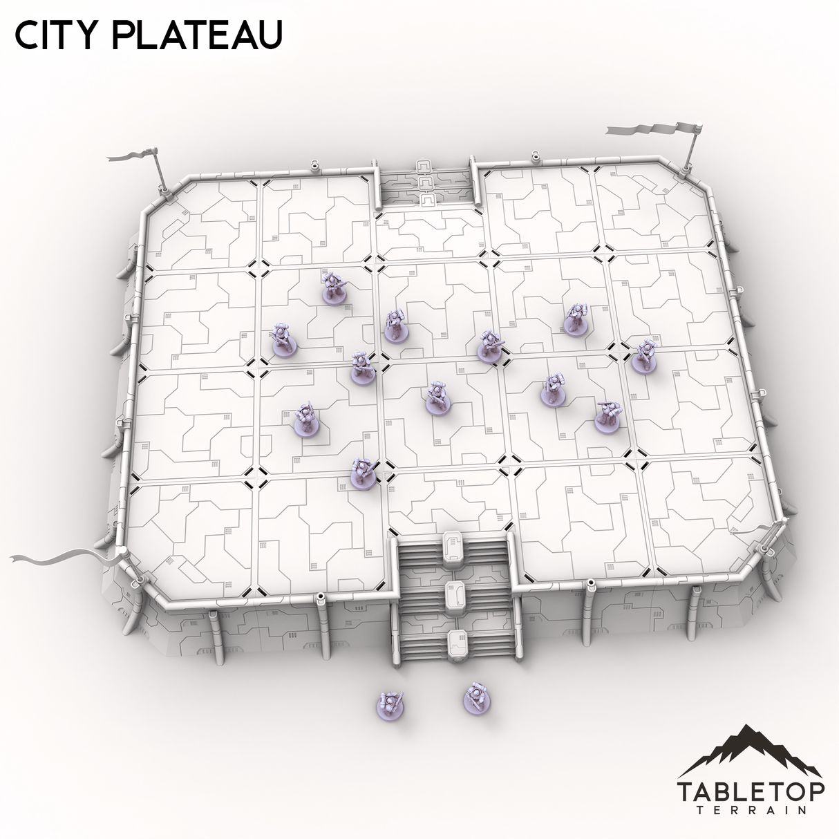Tabletop Terrain Building City Plateau
