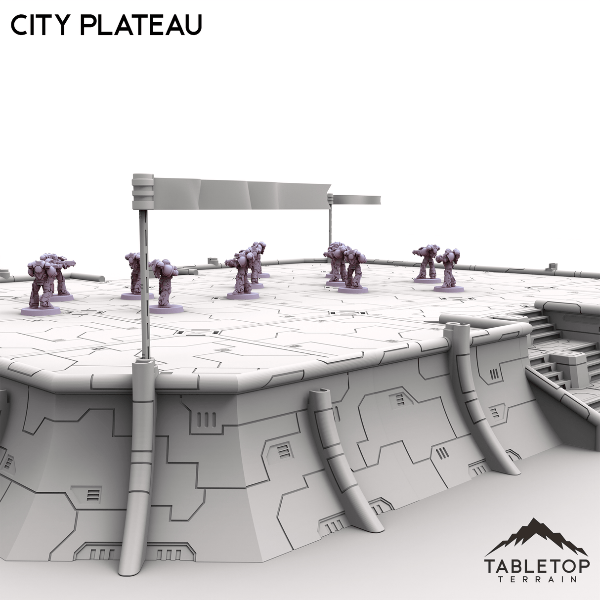 Tabletop Terrain Building City Plateau
