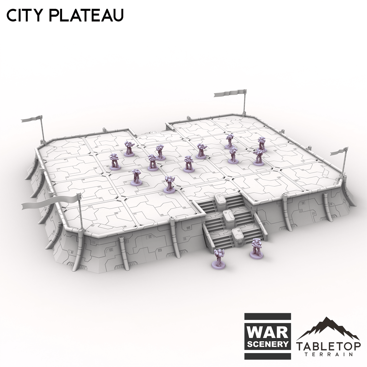 Tabletop Terrain Building City Plateau