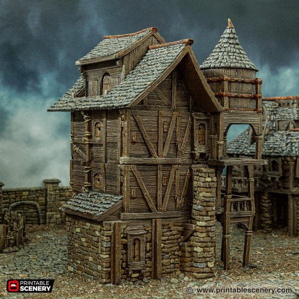 Tabletop Terrain Building City Tenement