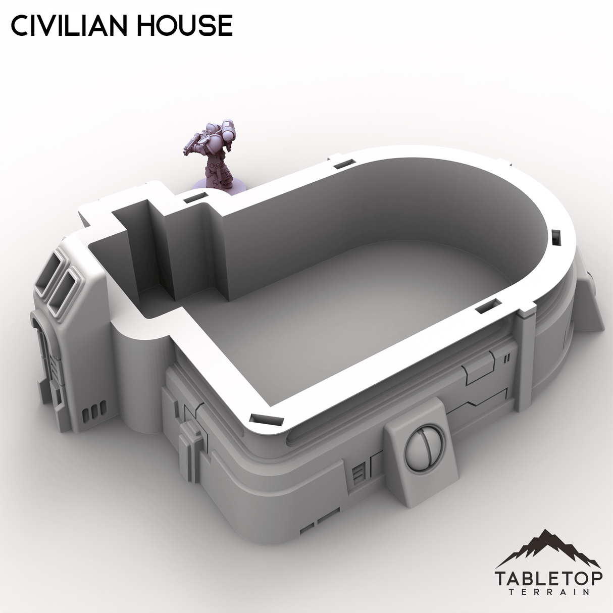 Tabletop Terrain Building Civilian House