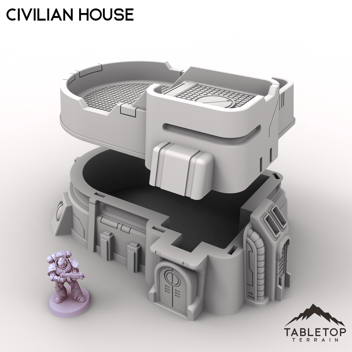 Tabletop Terrain Building Civilian House