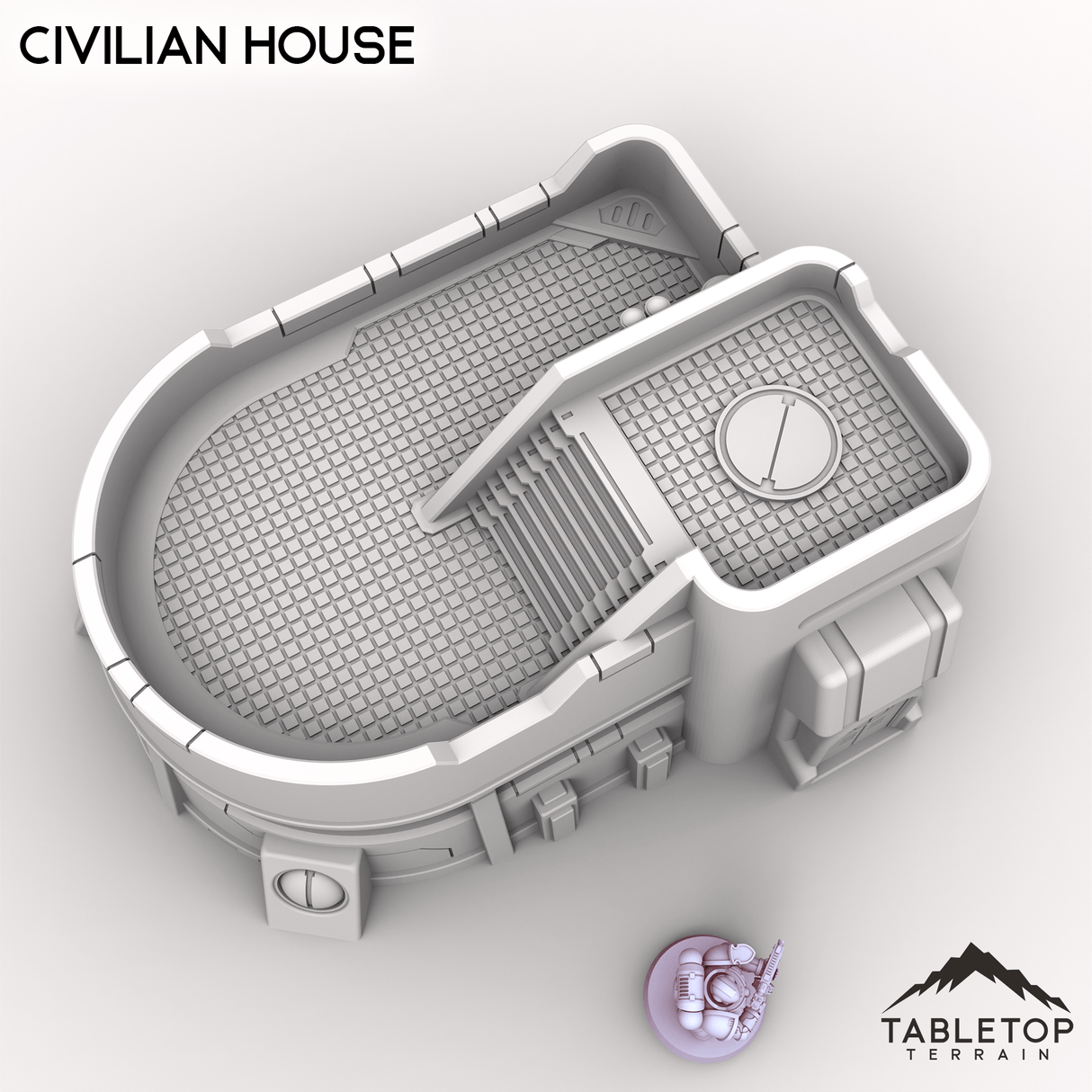 Tabletop Terrain Building Civilian House