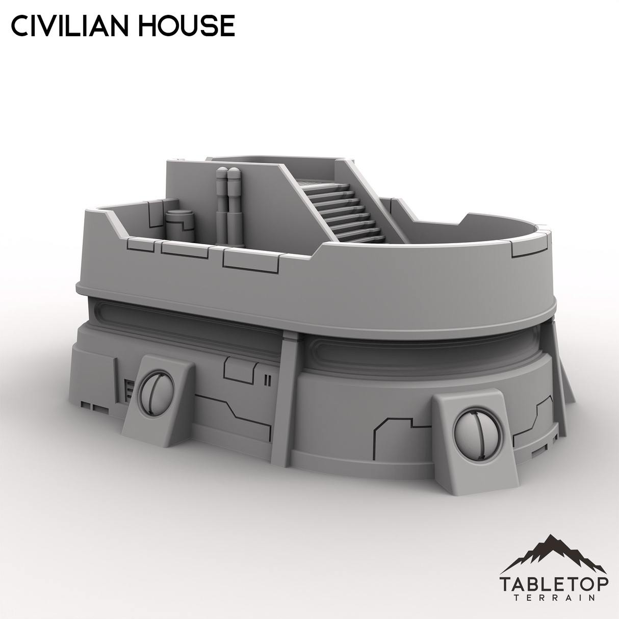 Tabletop Terrain Building Civilian House