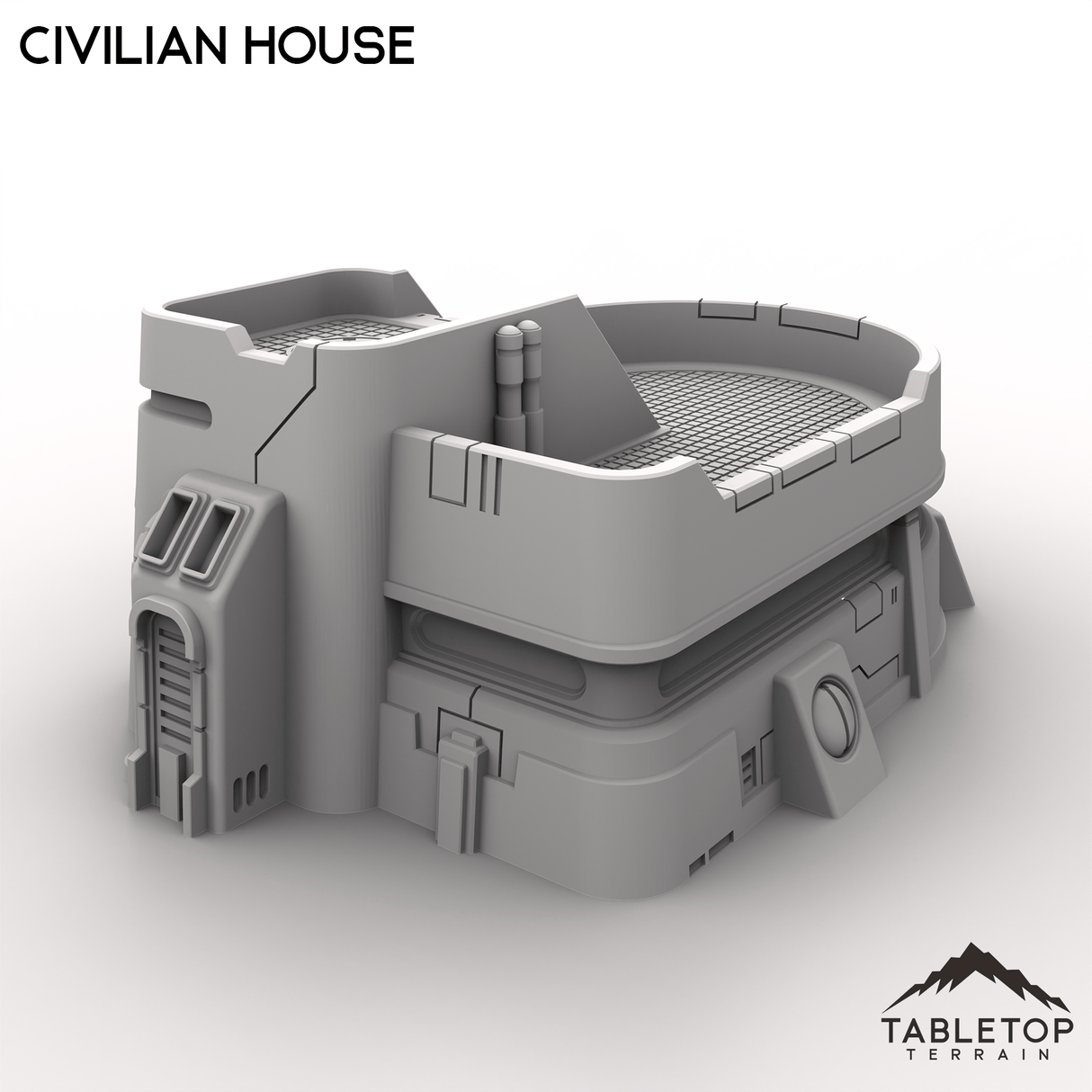 Tabletop Terrain Building Civilian House