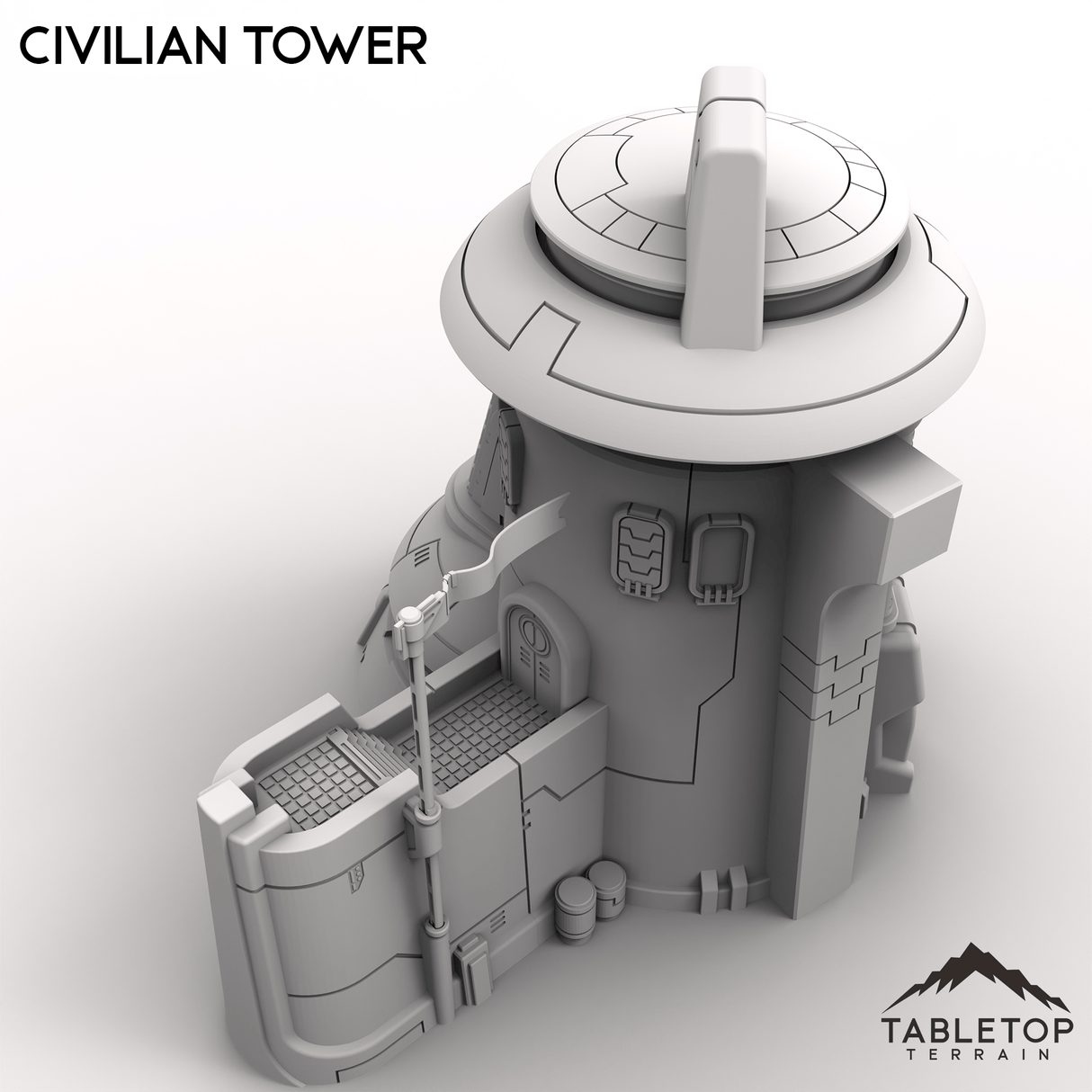 Tabletop Terrain Building Civilian Tower