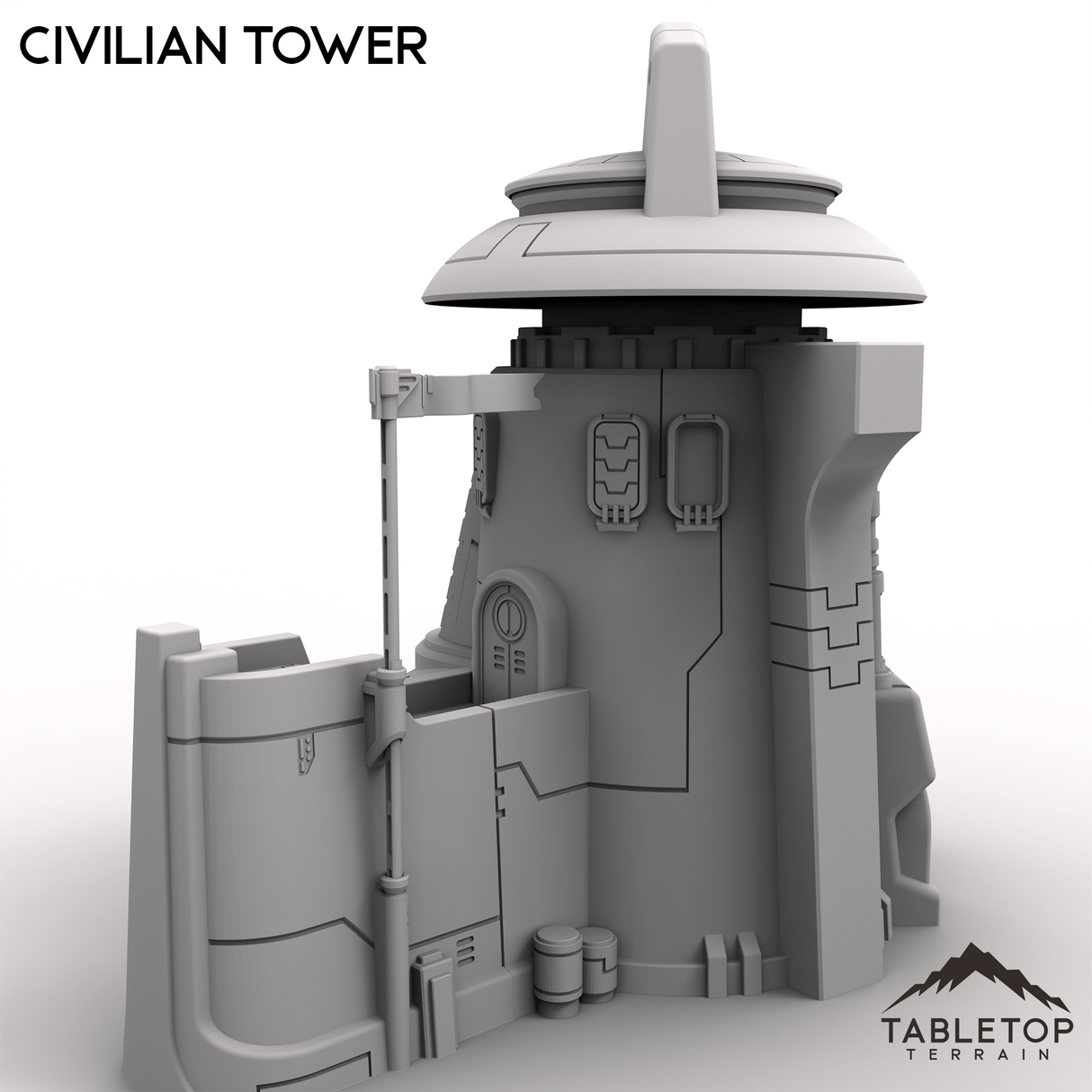 Tabletop Terrain Building Civilian Tower