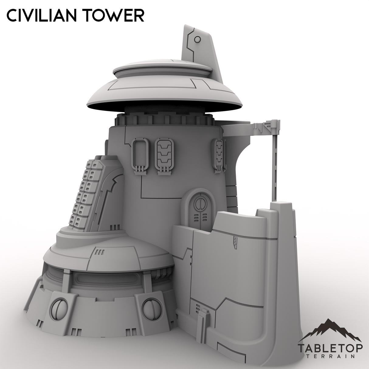 Tabletop Terrain Building Civilian Tower