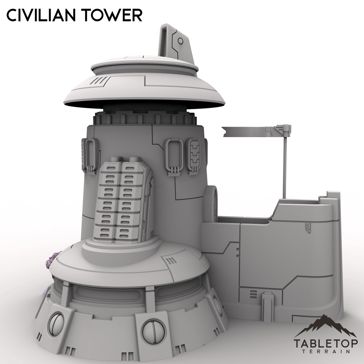 Tabletop Terrain Building Civilian Tower