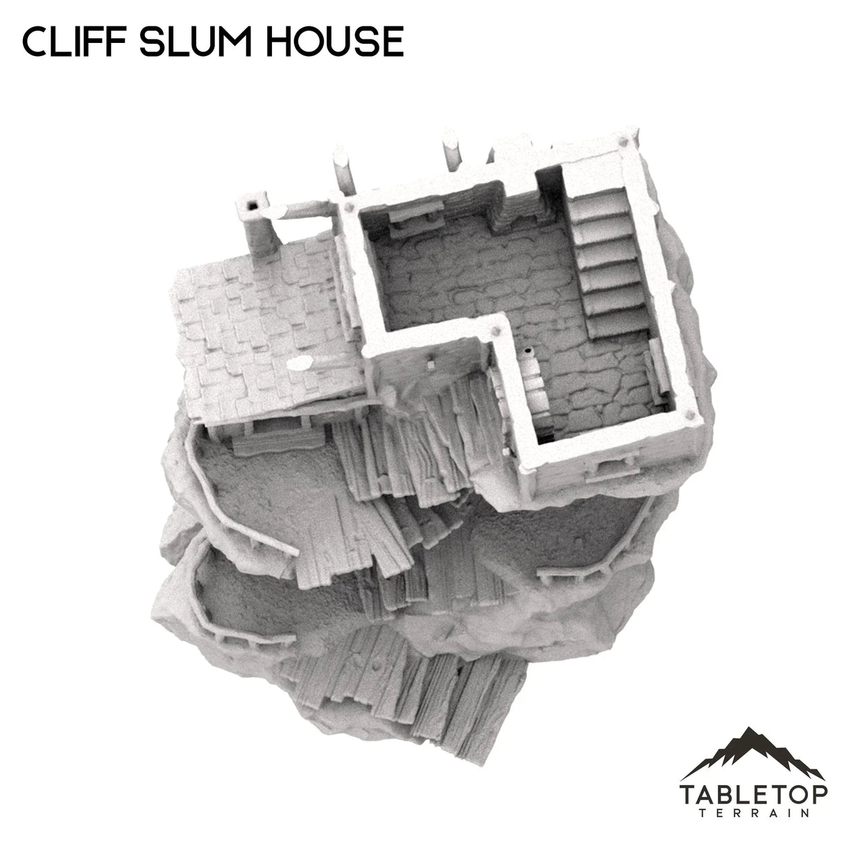Tabletop Terrain Building Cliff Slum House