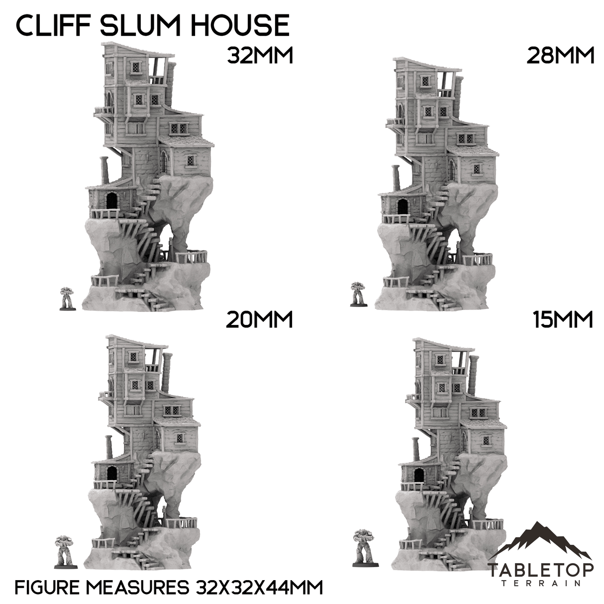 Tabletop Terrain Building Cliff Slum House