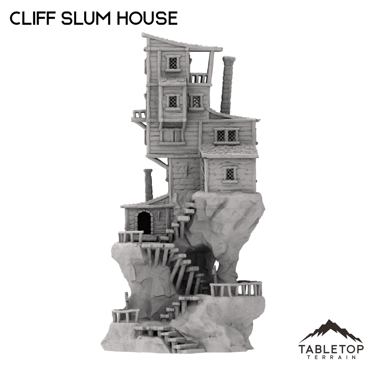 Tabletop Terrain Building Cliff Slum House