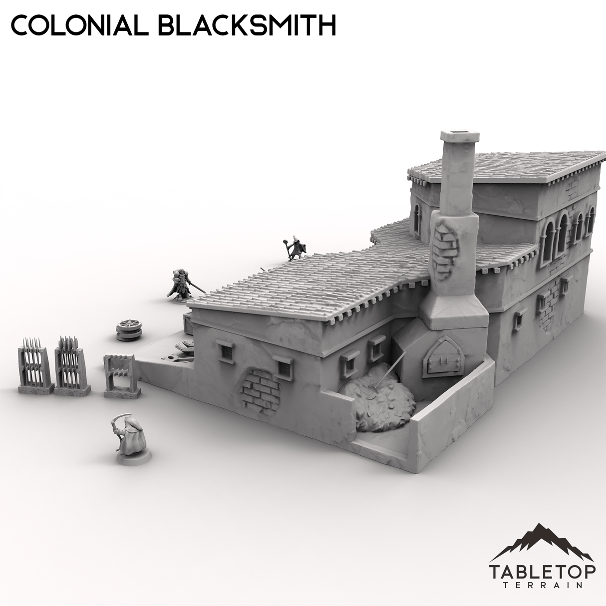 Tabletop Terrain Building Colonial Blacksmith