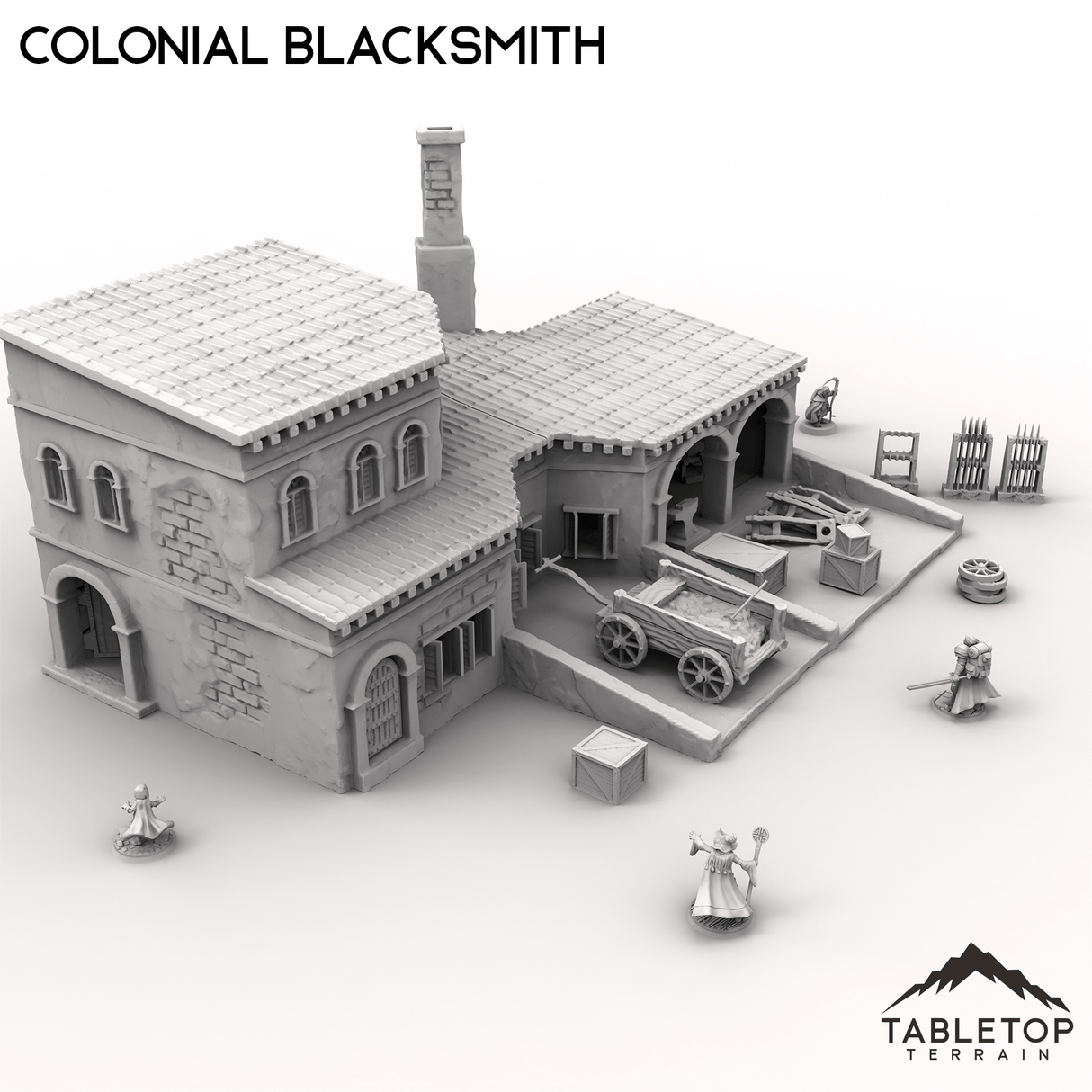 Tabletop Terrain Building Colonial Blacksmith