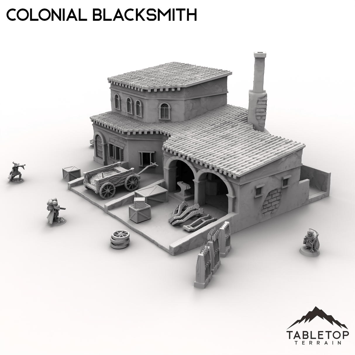 Tabletop Terrain Building Colonial Blacksmith