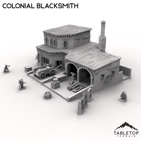 Tabletop Terrain Building Colonial Blacksmith