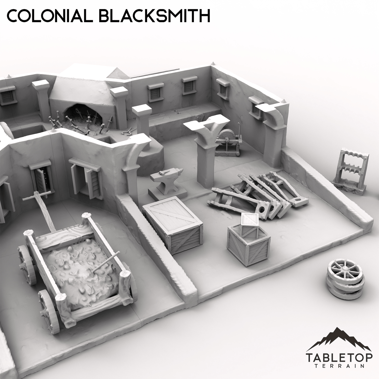 Tabletop Terrain Building Colonial Blacksmith