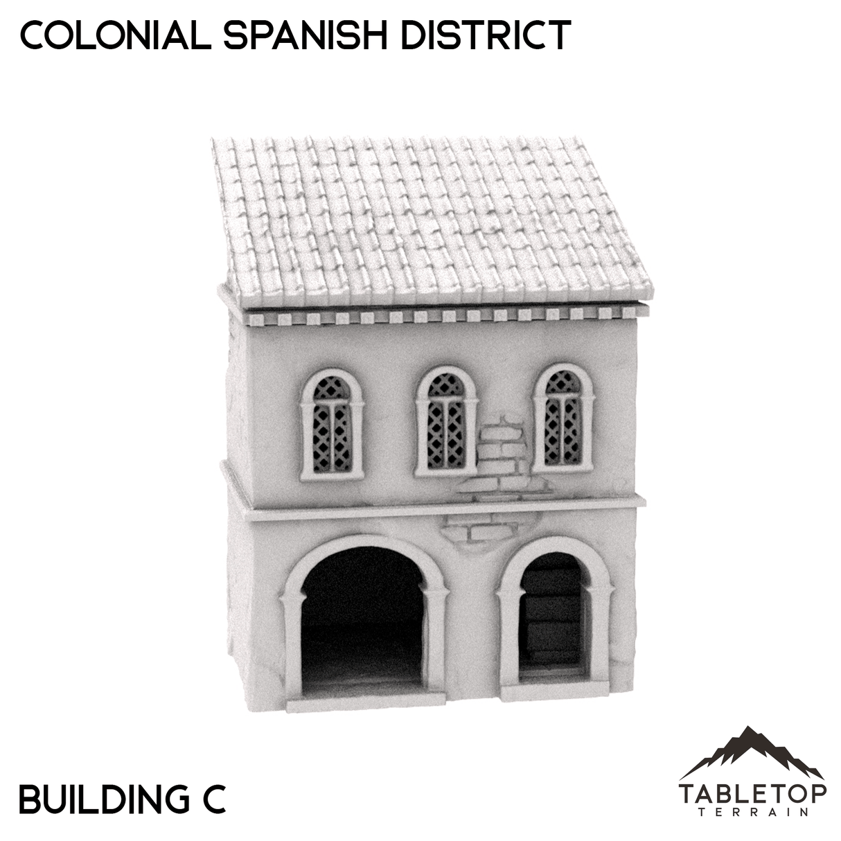 Tabletop Terrain Building Colonial Spanish District