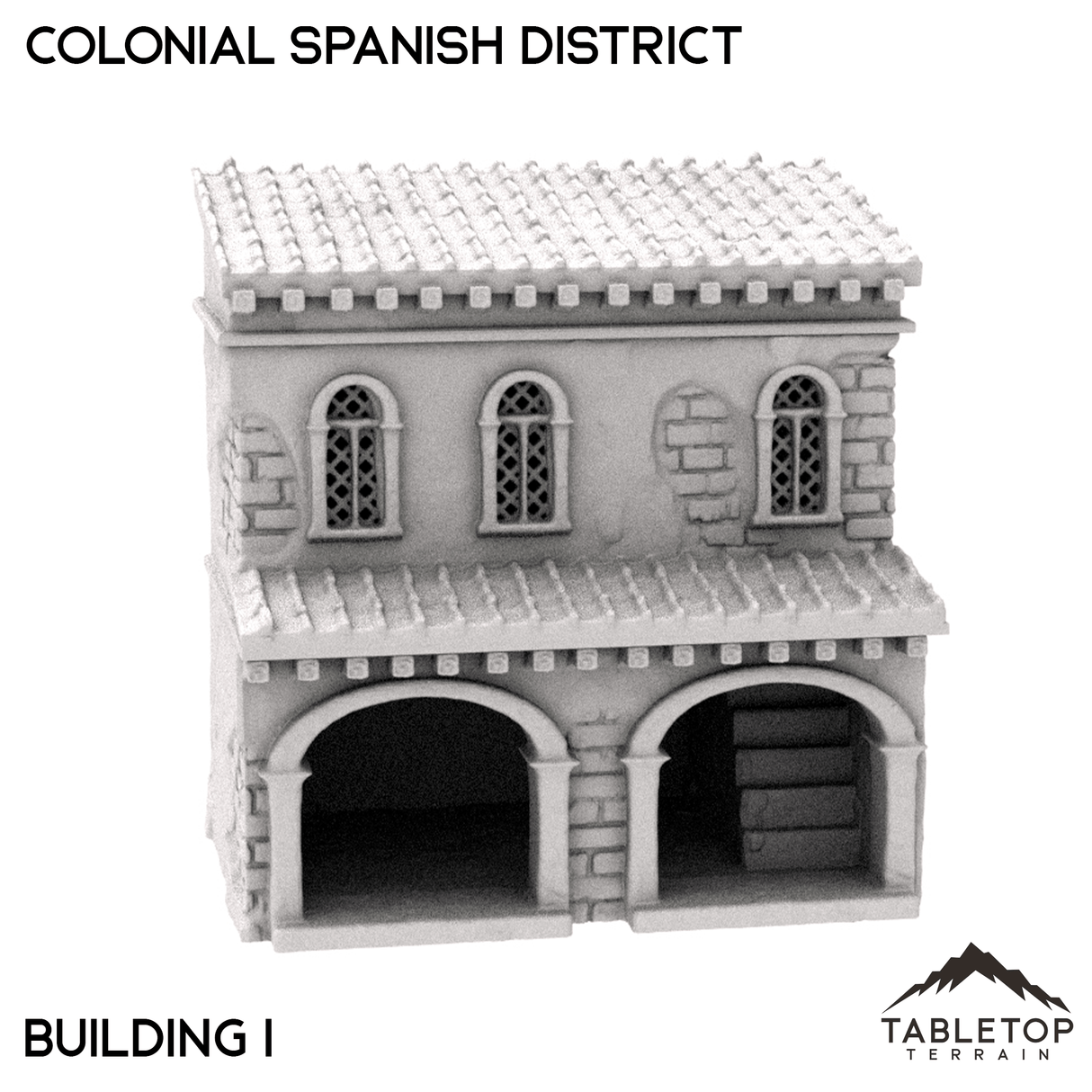 Tabletop Terrain Building Colonial Spanish District