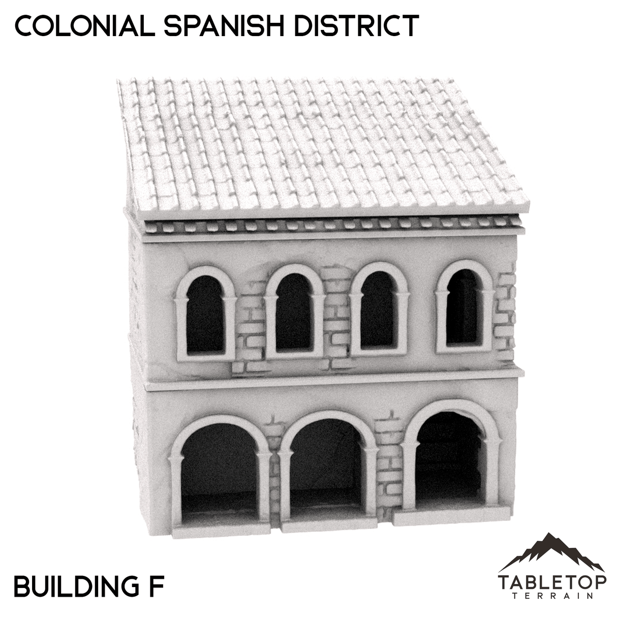 Tabletop Terrain Building Colonial Spanish District