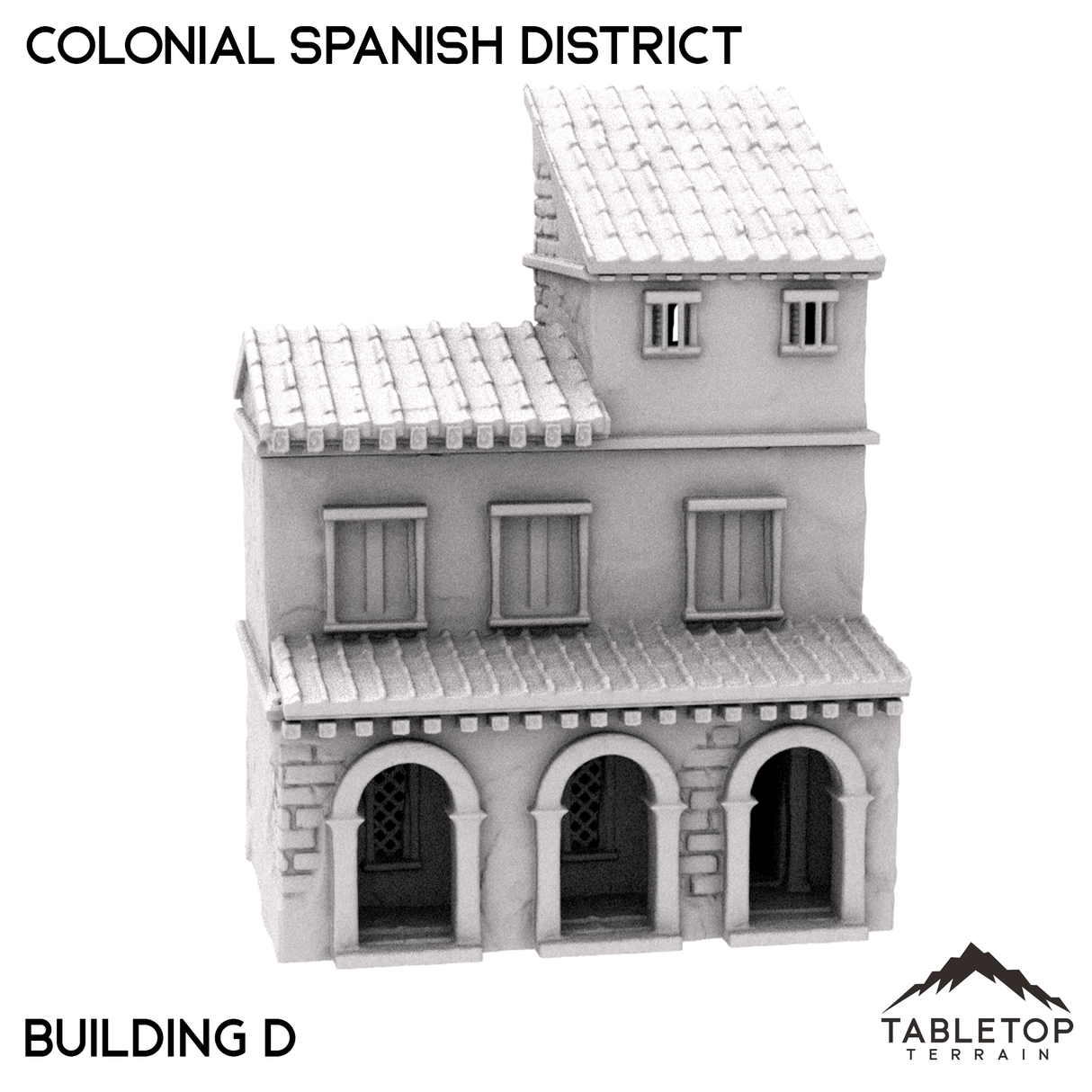 Tabletop Terrain Building Colonial Spanish District