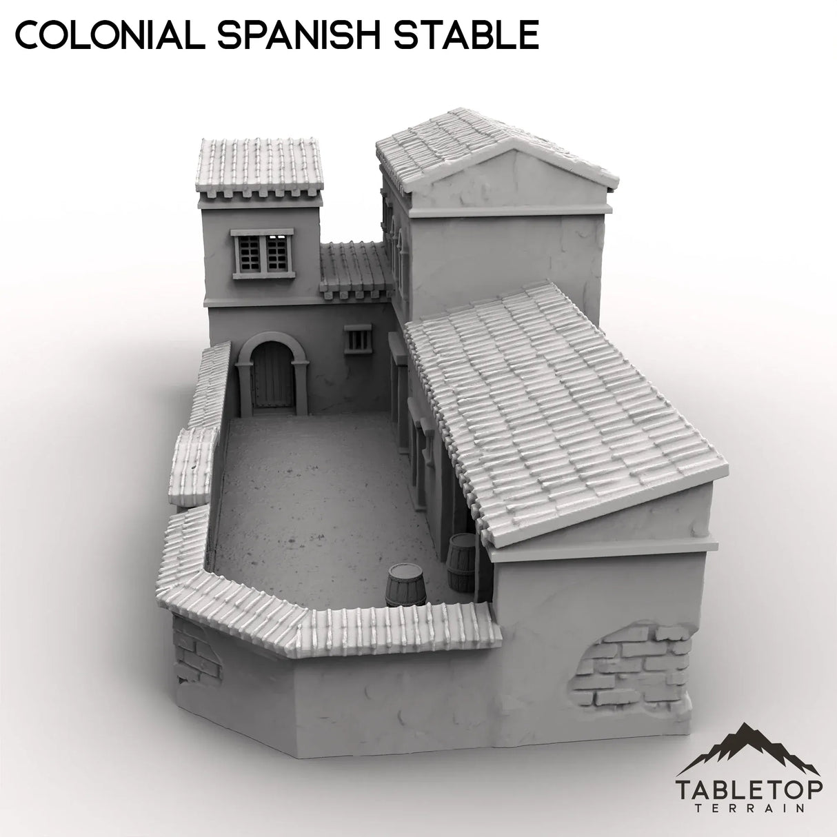 Tabletop Terrain Building Colonial Spanish Stable