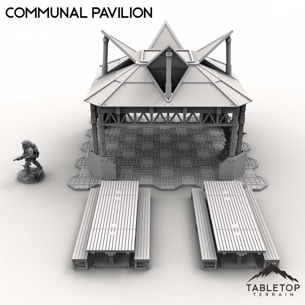 Tabletop Terrain Building Communal Pavilion