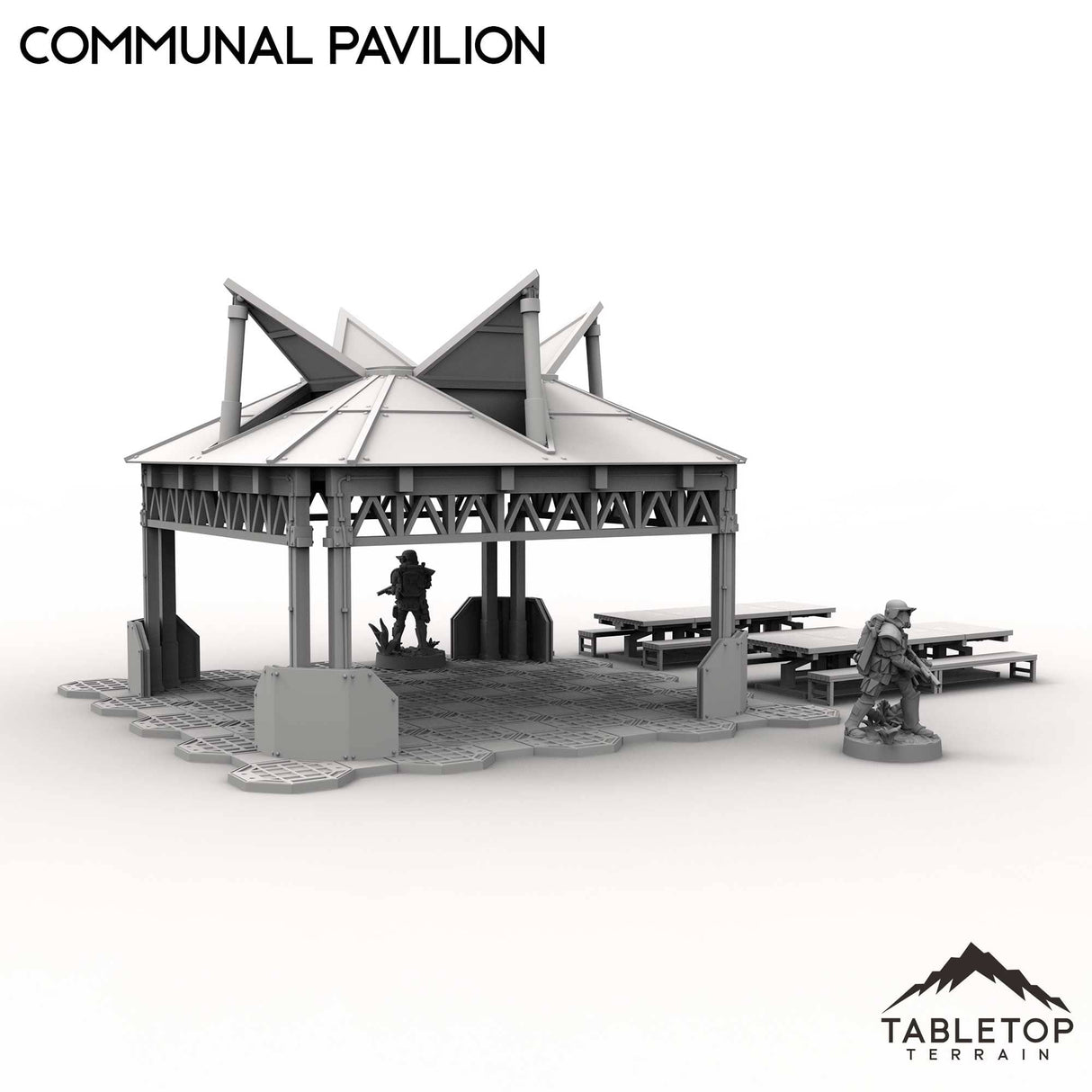Tabletop Terrain Building Communal Pavilion